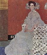 Gustav Klimt Portra der Fritza Riedler oil painting